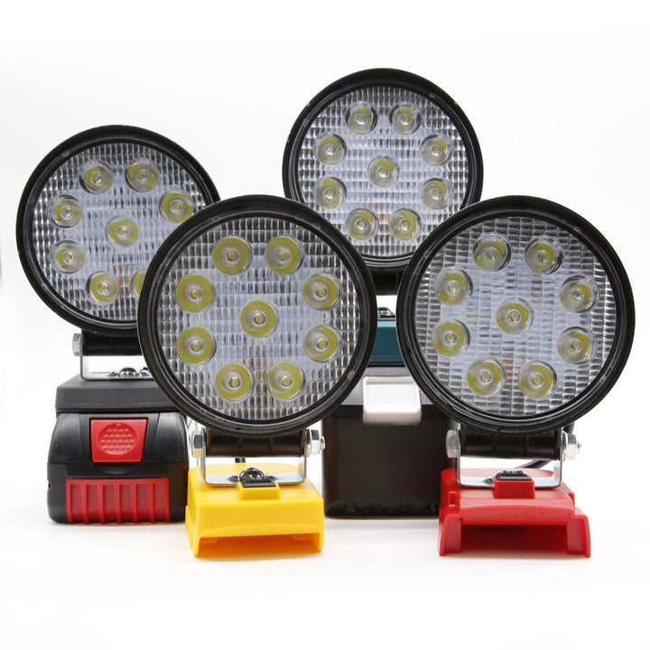 PowerGlow 18V Li-ion Portable LED Flashlight - HAX Essentials - lighting - without batteries