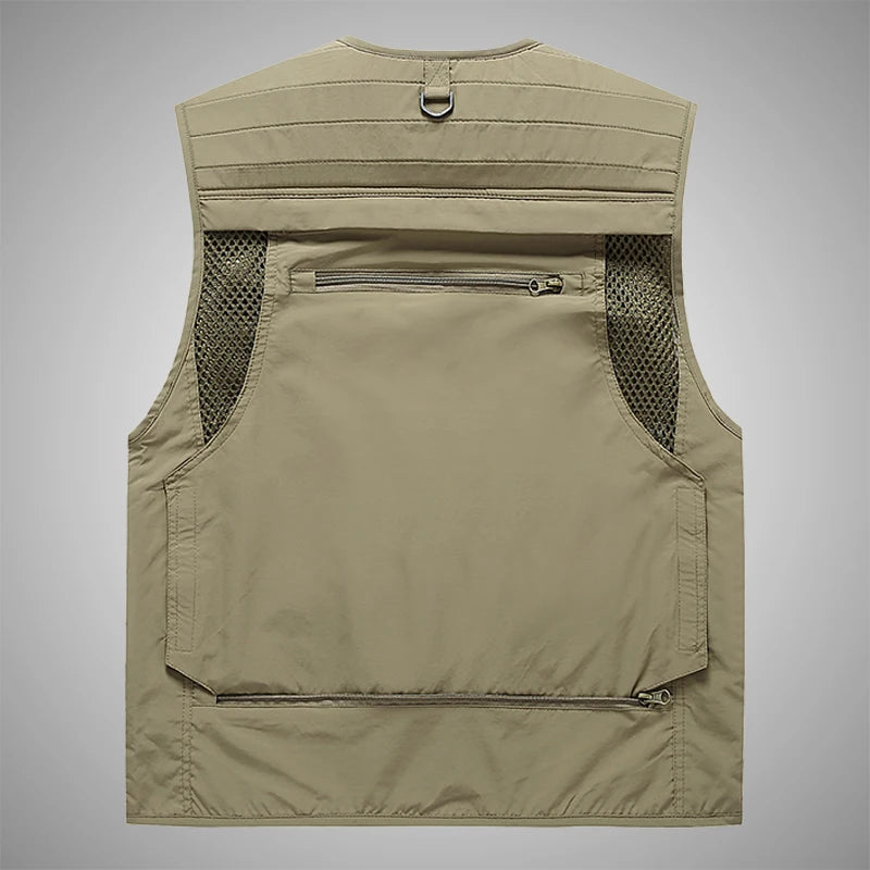ExpeditionPro Quick-Dry Outdoor Multi-pocket Vest - HAX Essentials - travel - back