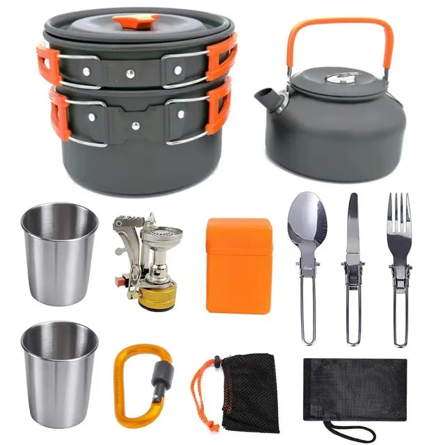 AlpineChef Portable Camping Cookware Set - HAX Essentials - camping - list
