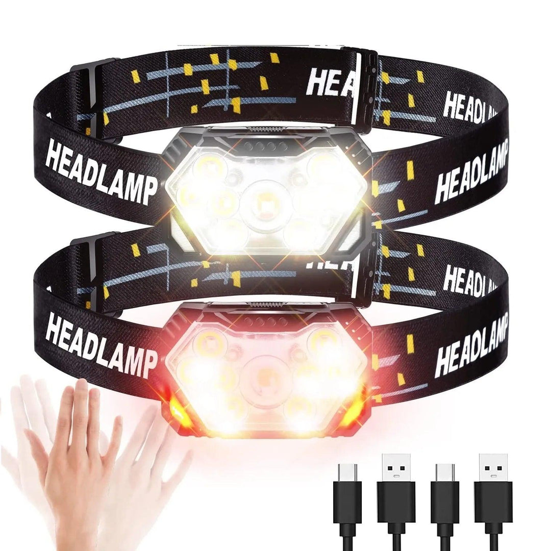 LuminaBeam USB Headlamp: 9-LED Rechargeable Light - HAX Essentials - lighting - main