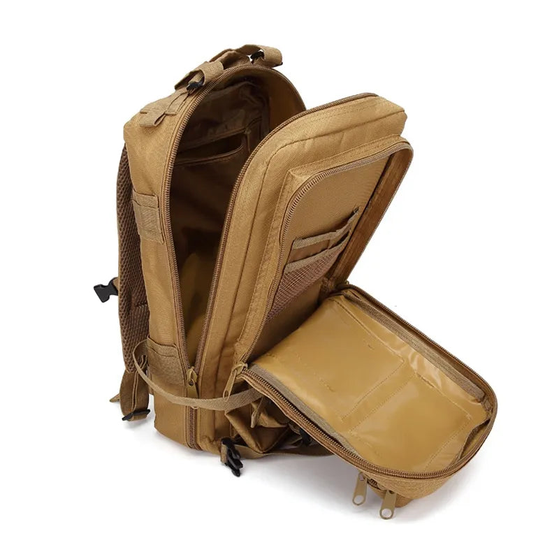CommandoCamo Tactical Backpack (30L) - HAX Essentials - hiking - empty