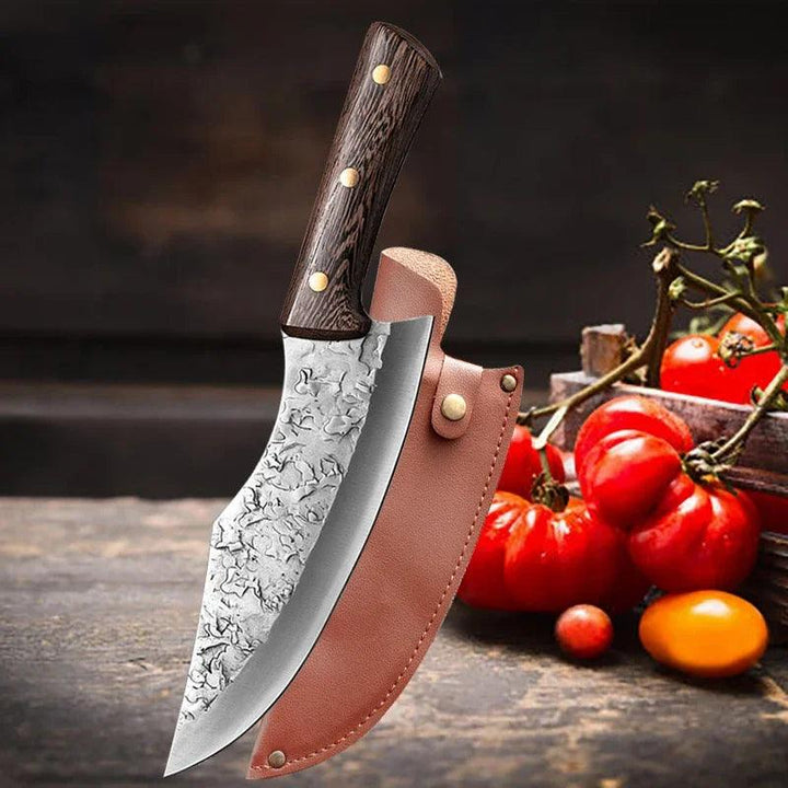 Professional Butcher Knife: Hand-Forged Cleaver - HAX Essentials - camping - type2