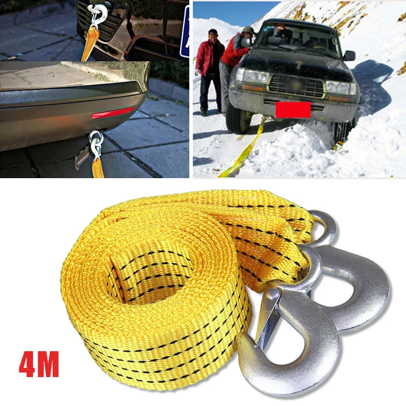 Heavy-Duty 5 Ton Car Tow Cable - HAX Essentials - off-roading - usage