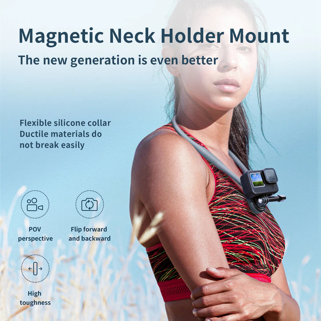 FlexHold Neck Mount for Action Cameras - HAX Essentials - gopro - holder mount