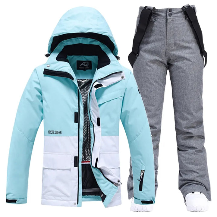 SnowBelle Winter Sports Set - HAX Essentials - hiking - blue and grey