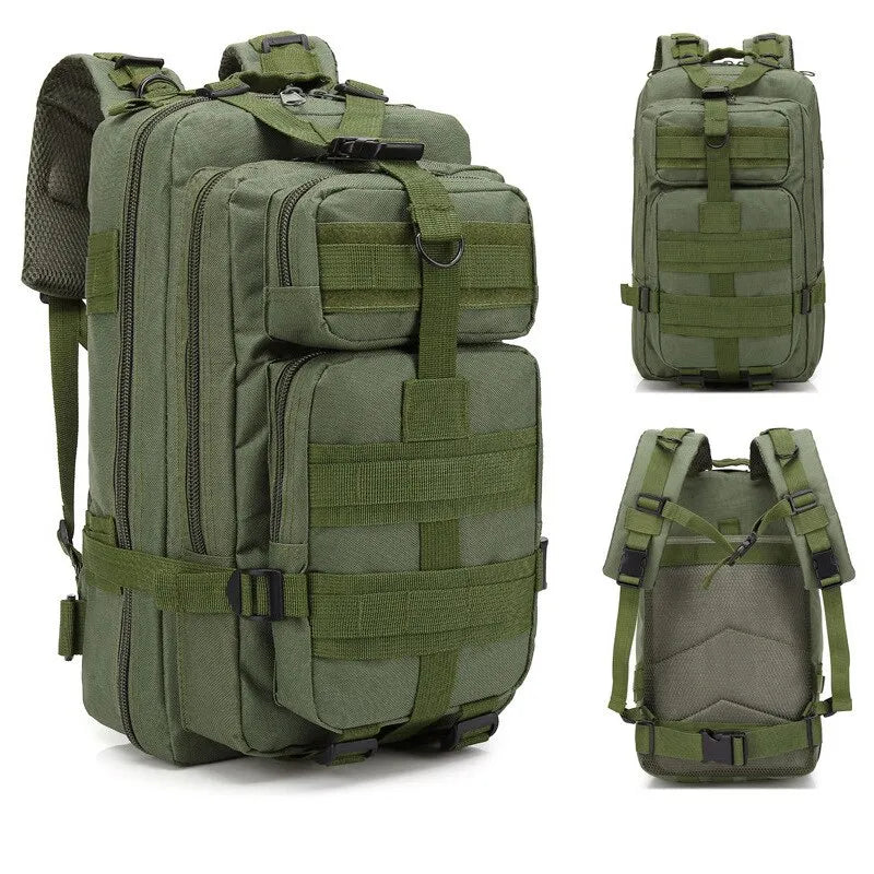 CommandoCamo Tactical Backpack (30L) - HAX Essentials - hiking - green