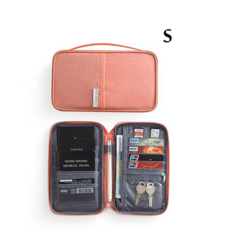 VoyageGuard Family Passport Holder - HAX Essentials - travel - small pink