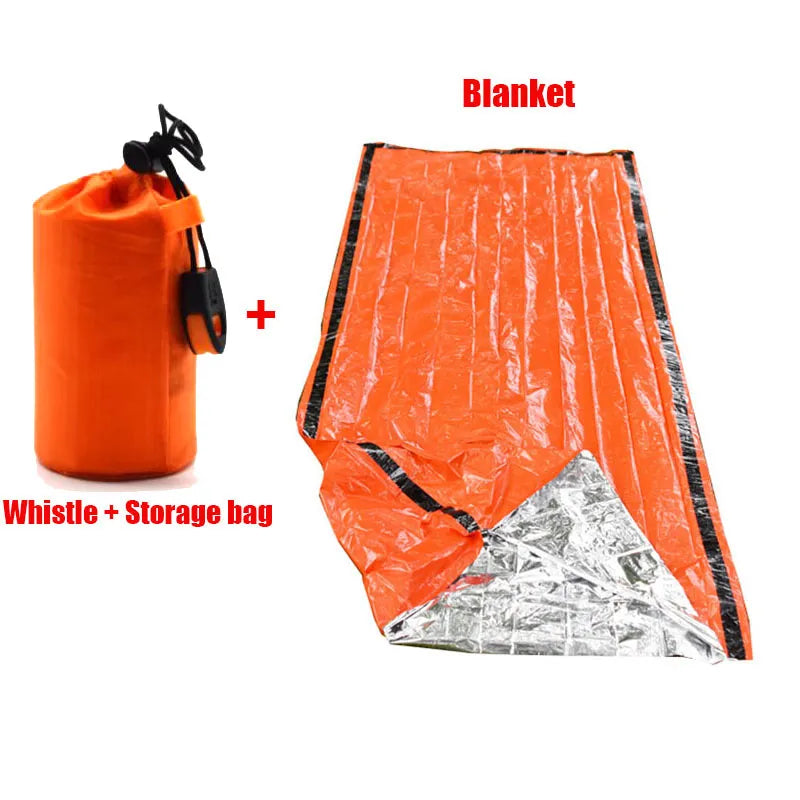 Emergency Survival Sleeping Bag - HAX Essentials - hiking - orange