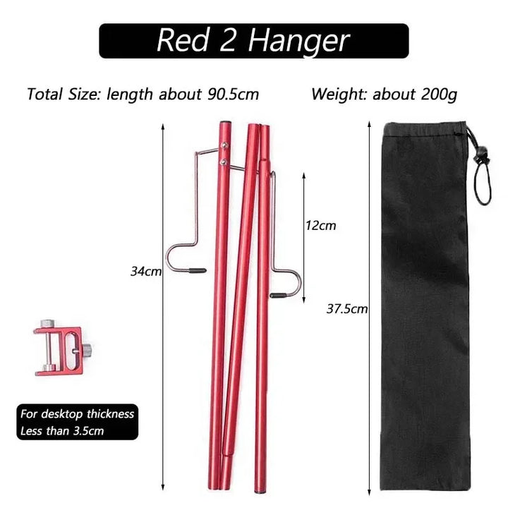 LightPro Lantern Hanger - HAX Essentials - camping - Red 2