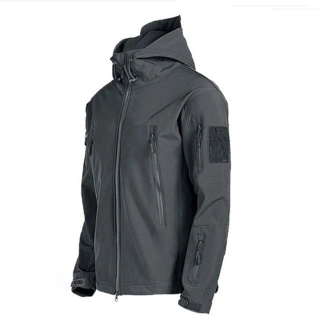 ArcticShield Tactical SoftShell Jacket - HAX Essentials - camping - grey jacket