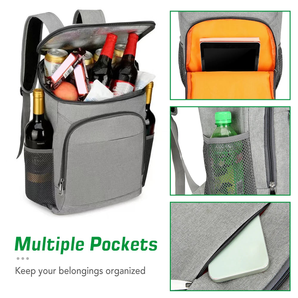 ArcticChill 30L Cooler Backpack - HAX Essentials - camping - pockets