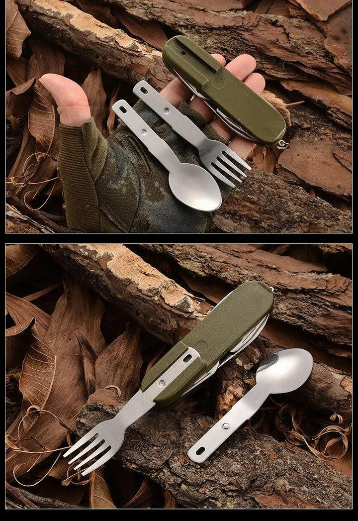 7-in-1 Stainless Steel Utensil Set - HAX Essentials - camping - assembly