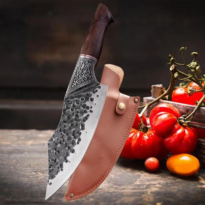 Professional Butcher Knife: Hand-Forged Cleaver - HAX Essentials - camping - type3
