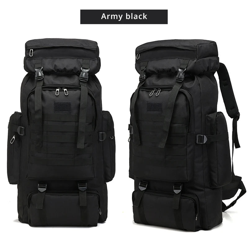 Trailblazer Elite 60L Tactical Backpack - HAX Essentials - bags - army black
