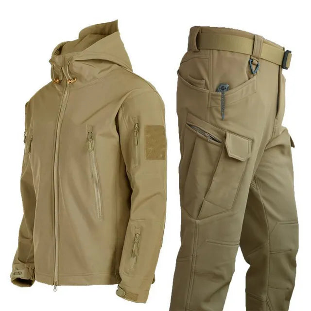 ArcticShield Tactical SoftShell Jacket - HAX Essentials - camping - sand