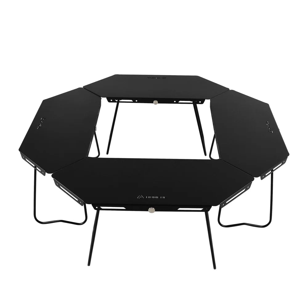 Compact Alpine Folding Table - HAX Essentials - camping - black