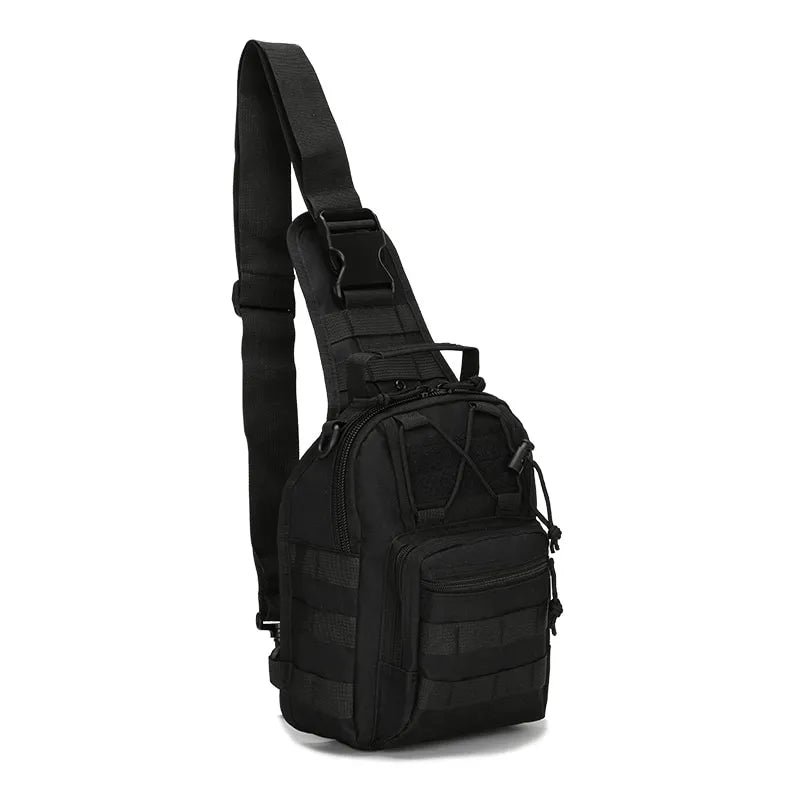 Outdoor Tactical Sling Chest Bag - HAX Essentials - bag - black