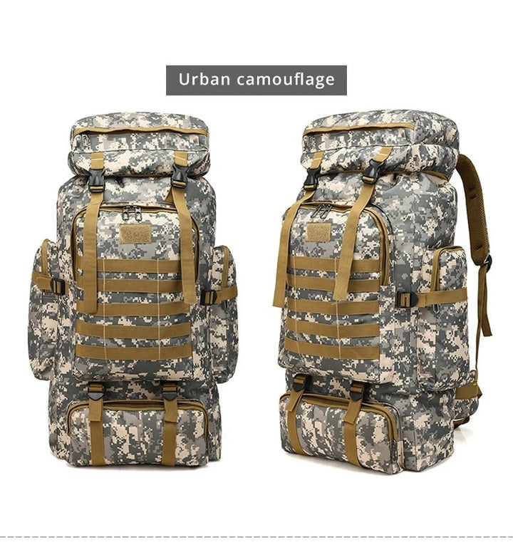 Trailblazer Elite 60L Tactical Backpack - HAX Essentials - bags - urban camouflage