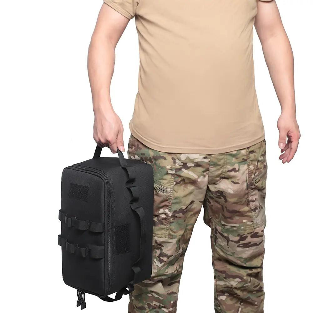 CampReady Gas Tank Organizer Bag - HAX Essentials - camping - side black