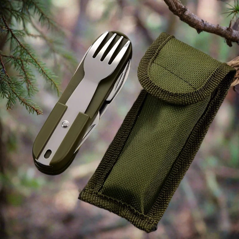 7-in-1 Stainless Steel Utensil Set - HAX Essentials - camping - cover
