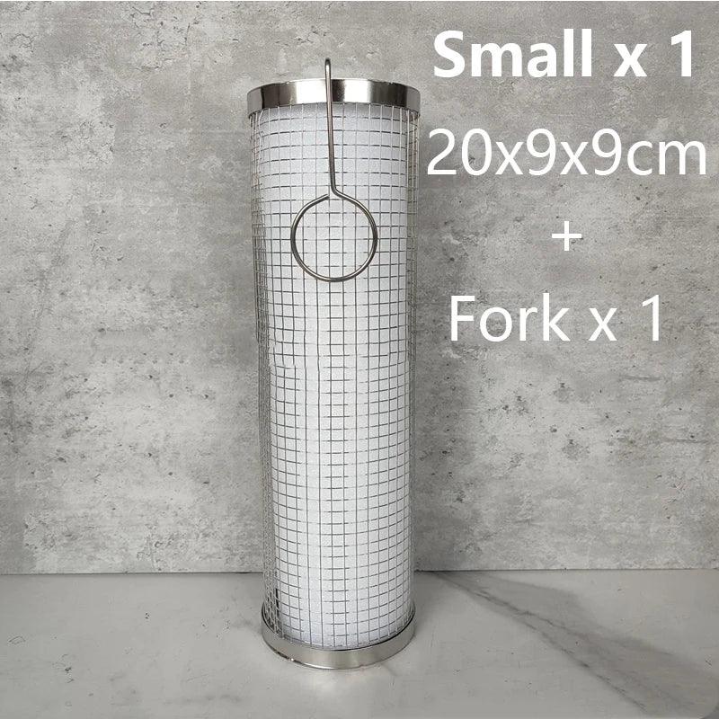 Stainless Cylindrical BBQ Basket - HAX Essentials - BBQ - small