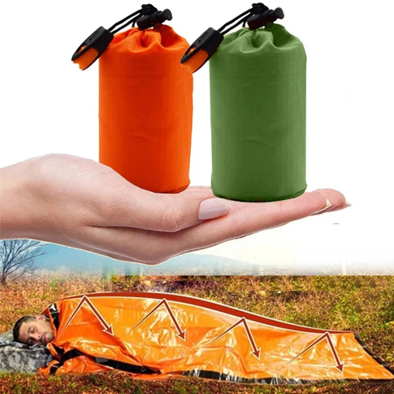 Emergency Survival Sleeping Bag - HAX Essentials - hiking - protected