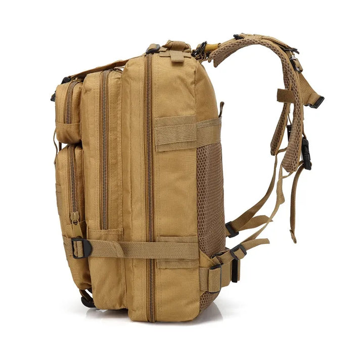 CommandoCamo Tactical Backpack (30L) - HAX Essentials - hiking - side