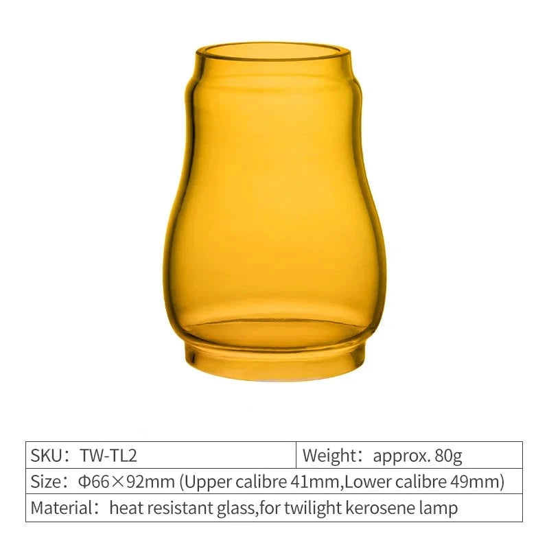 Heritage Glow Kerosene Lantern - HAX Essentials - camping - teal glass lampshade