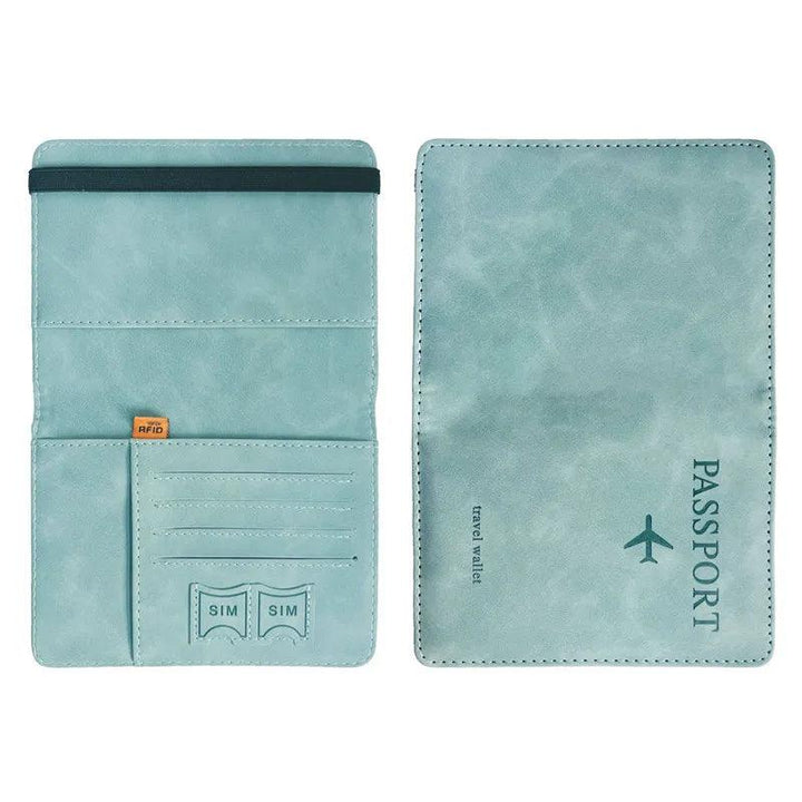 Retro Passport Wallet - HAX Essentials - travel - side