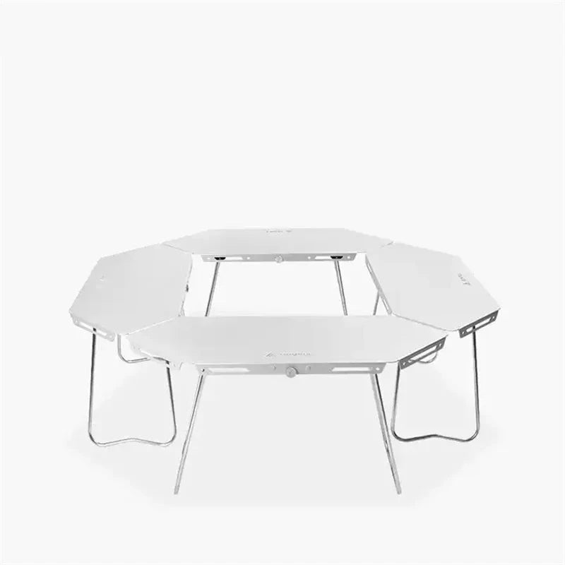Compact Alpine Folding Table - HAX Essentials - camping - silver
