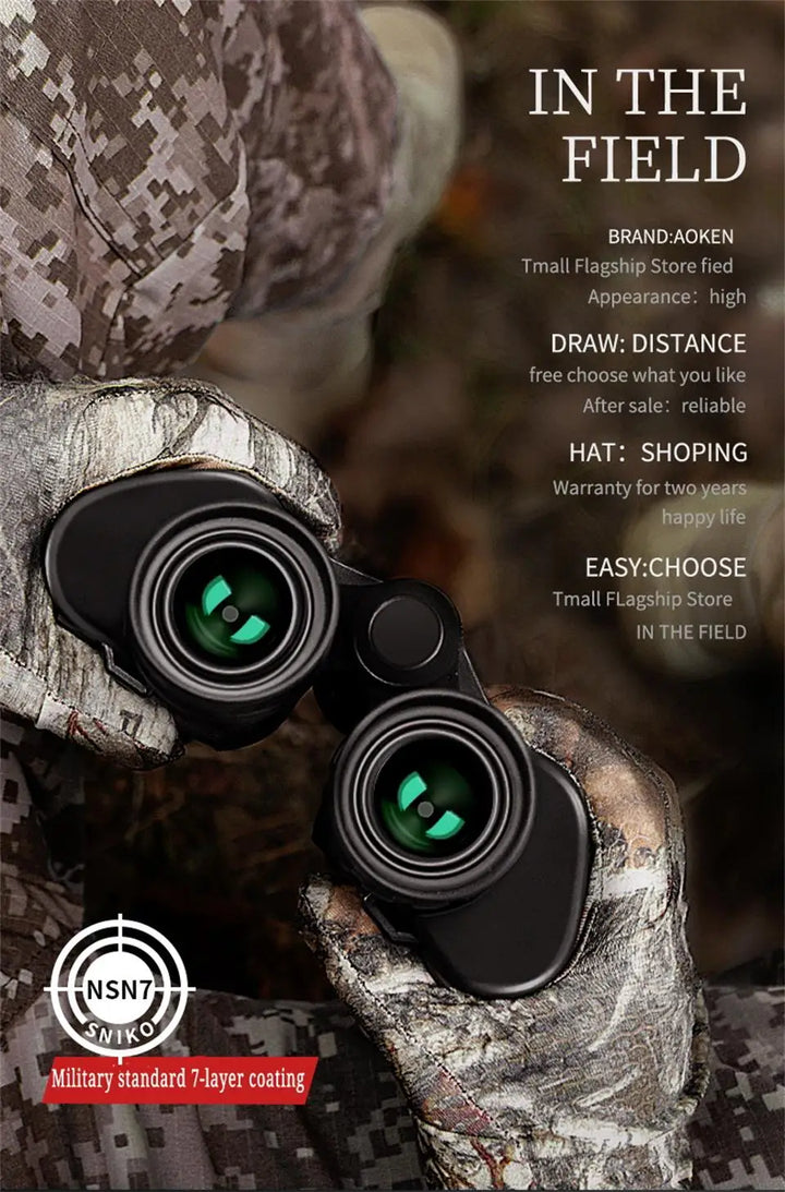 ZoomMaster 20x50 HD Binoculars - HAX Essentials - hiking - in the field