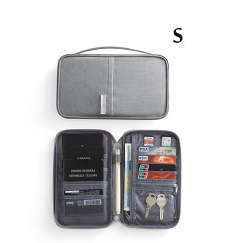 VoyageGuard Family Passport Holder - HAX Essentials - travel - small grey