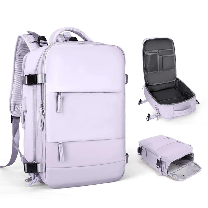 VoyageEssentials TSA-Ready Travel Backpack - HAX Essentials - travel - purple