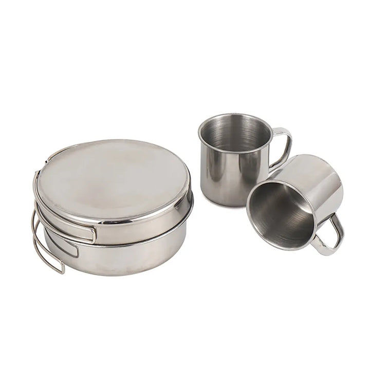 Outdoor 8PCS Cookware Set - HAX Essentials - camping - cups