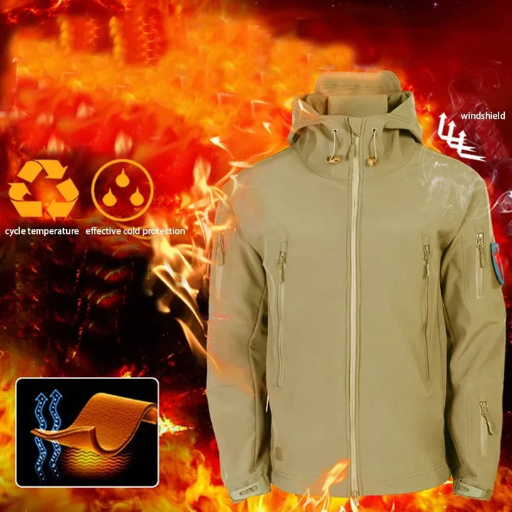 ArcticShield Tactical SoftShell Jacket - HAX Essentials - camping - heat