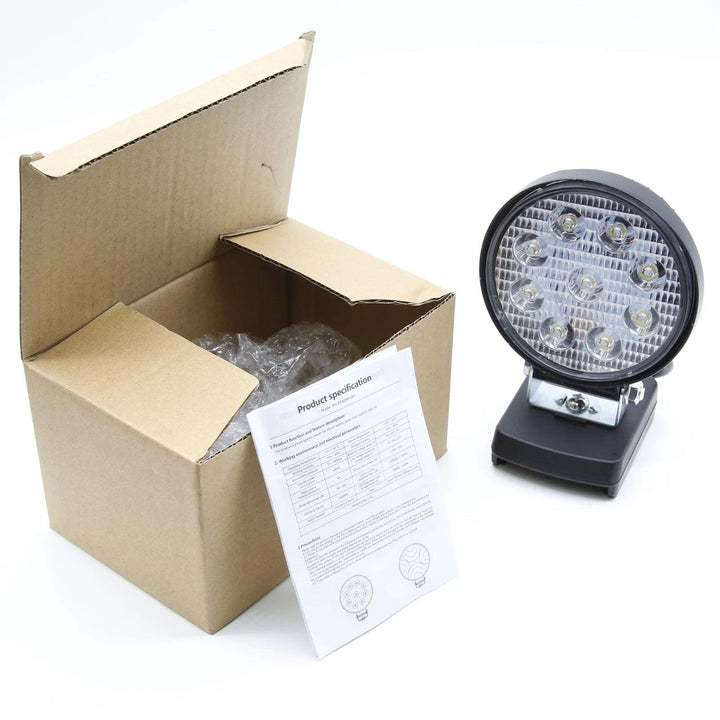 PowerGlow 18V Li-ion Portable LED Flashlight - HAX Essentials - lighting - black