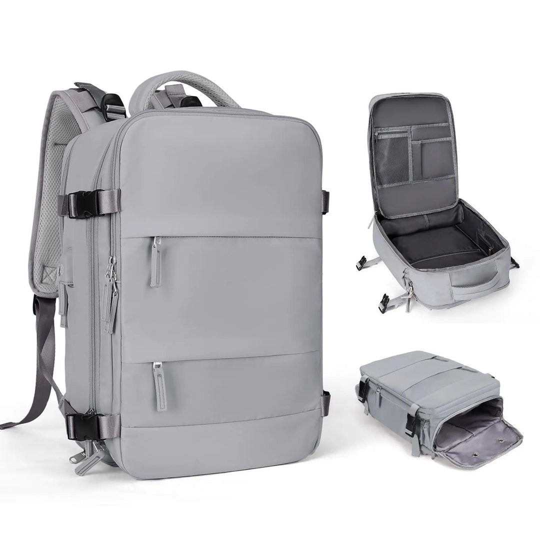 VoyageEssentials TSA-Ready Travel Backpack - HAX Essentials - travel - grey