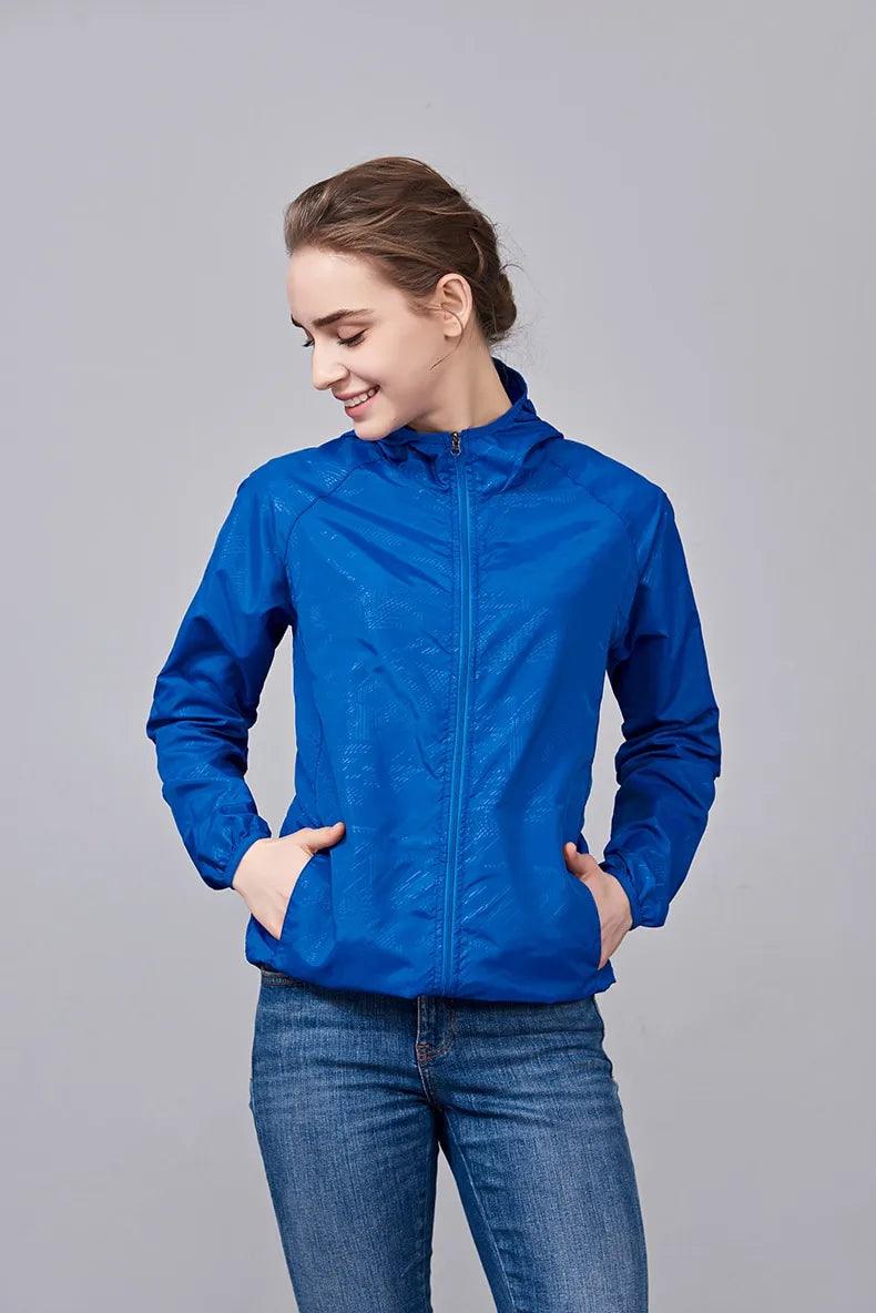 Unisex Outdoor Hiking Jacket - HAX Essentials - hiking - woman blue