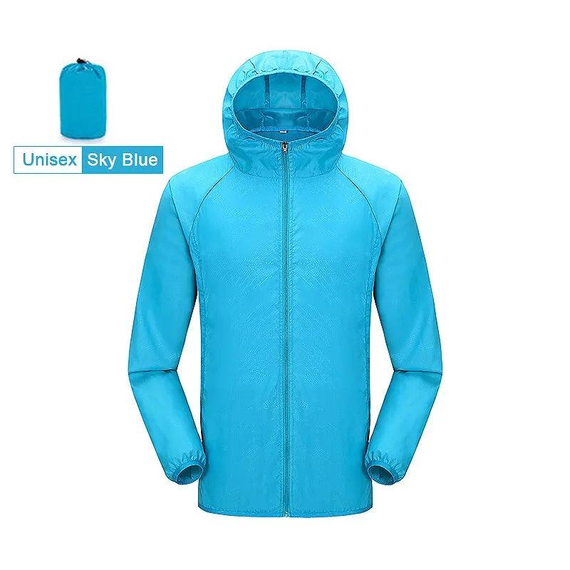 Unisex Outdoor Hiking Jacket - HAX Essentials - hiking - sky blue