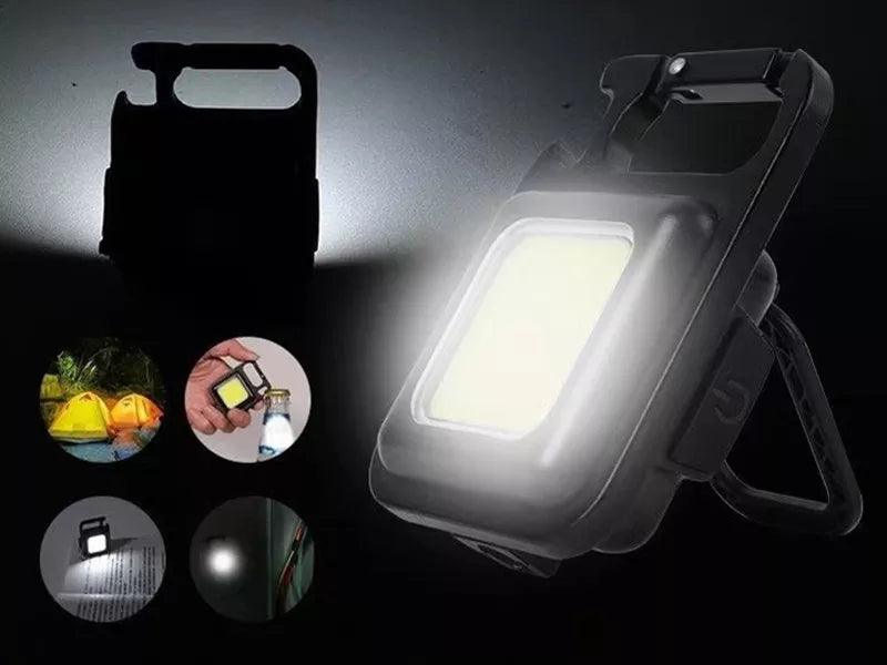 IlluminatePro USB Rechargeable Mini LED Flashlight & Portable Corkscrew - HAX Essentials - lighting - night