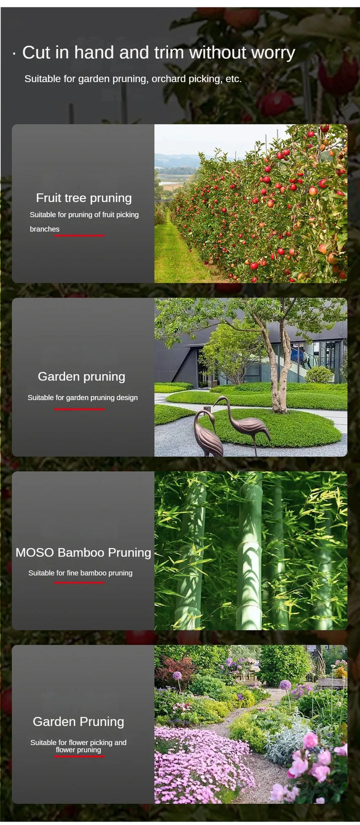 GreenCut Pro: Electric Scissors - HAX Essentials - garden - uses