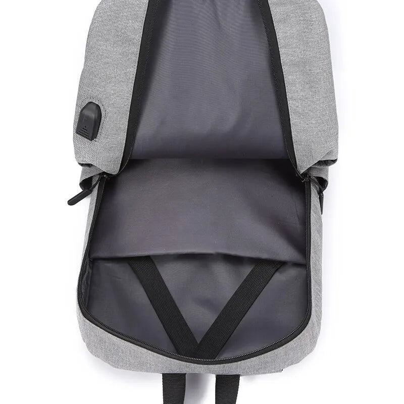 Laptop USB Business Backpack - HAX Essentials - travel - open