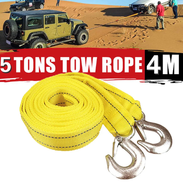 Heavy-Duty 5 Ton Car Tow Cable - HAX Essentials - off-roading - 4m