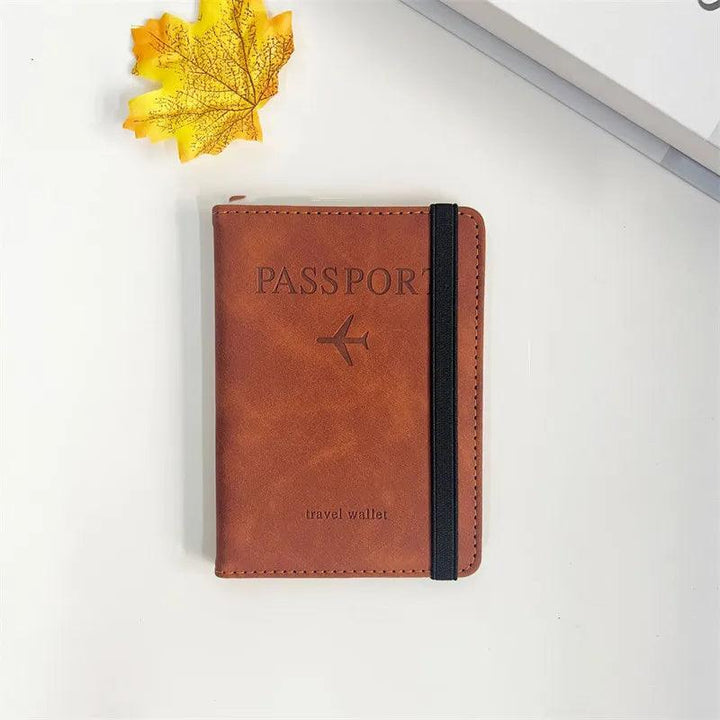 Retro Passport Wallet - HAX Essentials - travel - brown