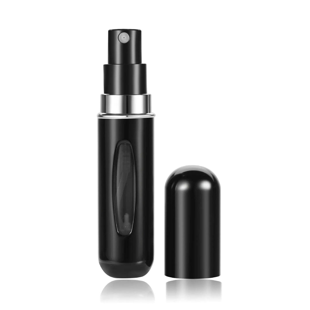 5ml Portable Travel Spray Bottle - Refillable Atomizer - HAX Essentials - travel - black