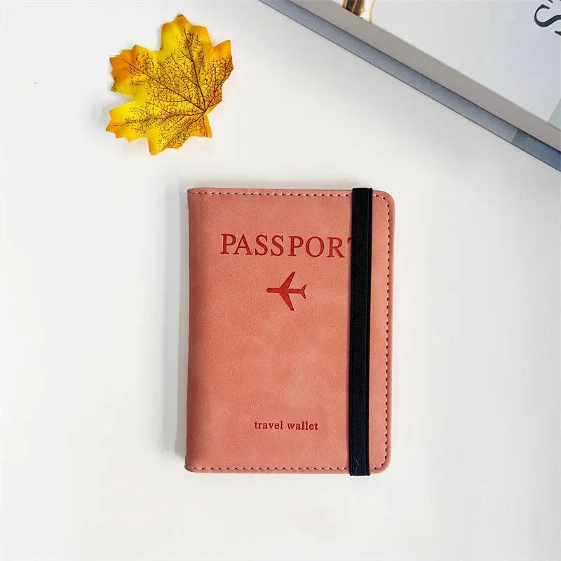 Retro Passport Wallet - HAX Essentials - travel - orange