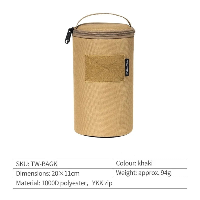 Heritage Glow Kerosene Lantern - HAX Essentials - camping - khaki bag