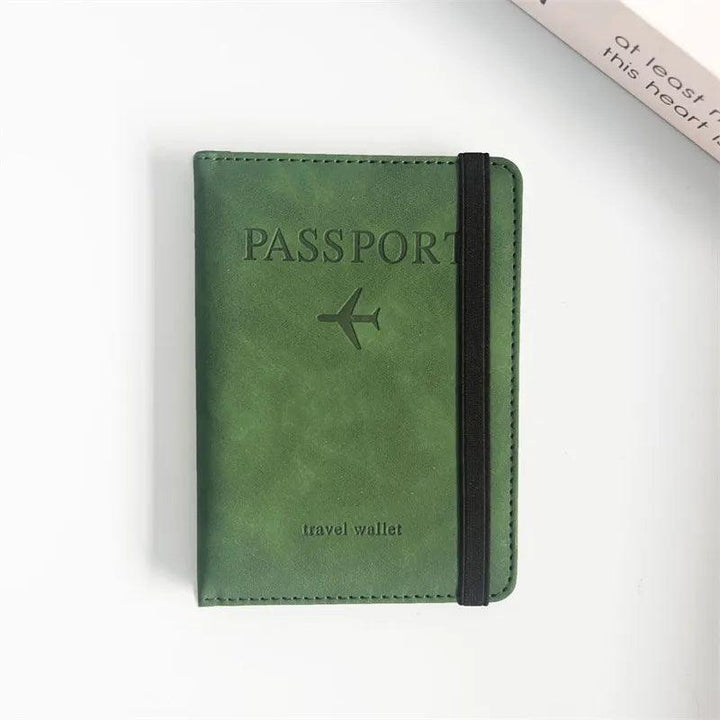 Retro Passport Wallet - HAX Essentials - travel - green