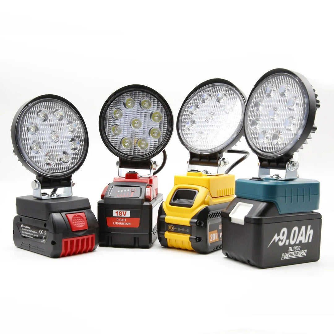 PowerGlow 18V Li-ion Portable LED Flashlight - HAX Essentials - lighting - main