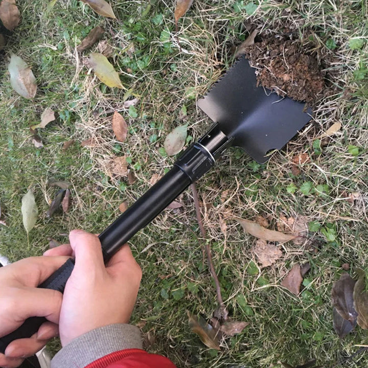 5-in-1 Ultimate Survival Shovel - HAX Essentials - camping - being used
